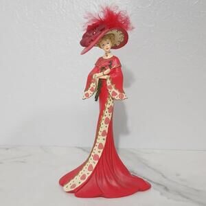2/$50 Thomas Kinkade A Show of Support Figurine 1830A Passion for Red Collection